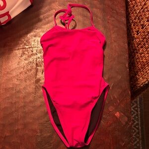 Jolyn Hot Pink One-Piece Swimsuit